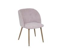 Chaise enfant Céleste velours rose