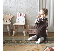 Tender Leaf Toys – Chaise enfant Forêt/Cerf – en bois – 32 x 30 x 47,5 cm – Beige – 3+