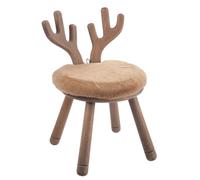 Wadiga Chaise OREIL CERF Bois Naturel