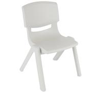 Chaise Enfant Empilable, Intérieur/extérieur Gris TU