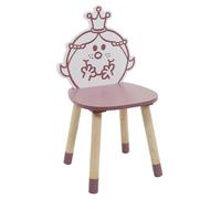 Monsieur Madame Chaise en Bois pour Enfant Madame Princesse, Multicolore, cm