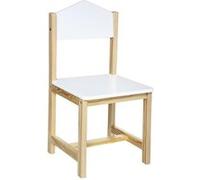 Chaise enfant maison blanc Atmosphera Blanc et naturel G