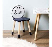 Chaise Enfant ""Monsieur Heureux"" 52cm Bleu