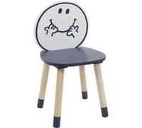 Chaise Enfant "Monsieur Heureux" 52cm Bleu