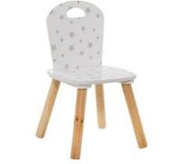 Chaise enfant motifs étoiles Douceur Atmosphera blanc G