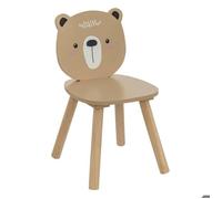Atmosphera - Chaise Enfant Ourson Douceur Bois Naturel