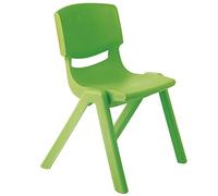Chaise enfant papillon, QOWRKRQ, multicolore, empilable, pour salle à manger, plastique, vert