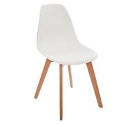 Chaise Enfant Pieds Bois Atmosphera Blanc - Blanc Blanc