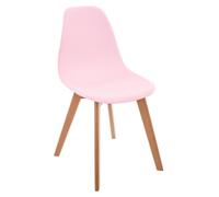 Chaise Enfant Pieds Bois Atmosphera Rose - Rose Rose