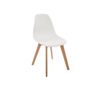 Chaise enfant, blanche assise en polypropylène Blanc