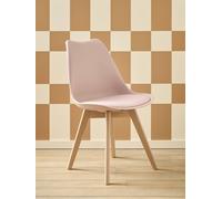 Chaise enfant primaire Scandinave rose TU