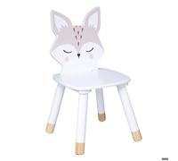 Chaise enfant renard bois blanc - Atmosphera createur d'interieur