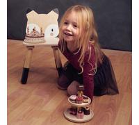 Chaise enfant renard en bois