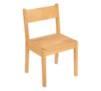 Atmosphera – Chaise enfant Robin – hévéa – Marron – 54 cm
