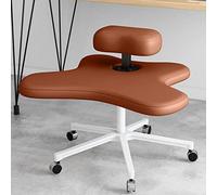 Chaise ergonomique avec pieds de support à roulettes - Tabouret réglable en hauteur pour correction et amélioration de la posture - Idéal pour une utilisation à domicile ou au bureau - Plusieurs