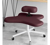 Chaise ergonomique avec pieds de support à roulettes - Tabouret réglable en hauteur pour correction et amélioration de la posture - Idéal pour une utilisation à domicile ou au bureau - Plusieurs
