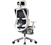 Chaise Ergonomique De Bureau Chaises Support Lombaire en Maille Dossier Basculant Accoudoirs 3D RéGlables Pivot Haut Ordinateur Jeu à Maison.