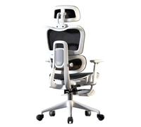 Chaise Ergonomique Hauteur D’Appuie TêTe RéGlable Ordinateur Bureau à Domicile Accoudoirs 3D Soutien Lombaire Travail D’éTude ExéCutive