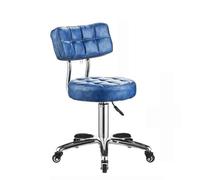 Chaise ergonomique réglable avec roulettes pour esthéticiennes, barbiers et bureaux en similicuir Hauteur réglable Idéal pour les salons de beauté et les espaces de travail