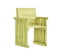 Bois de Pin Imprégné Chaise de Jardin Patio Terrasse Arrière-cour vidaXL
