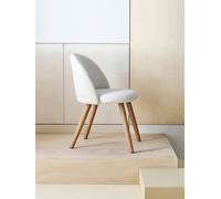 Chaise fausse fourrure enfant ivoire TU