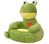 Chaise Fauteuil Siège pour enfants bébés en peluche Girafe Marron vidaXL