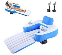 Chaise Flottante à Piles, avec poignée de poussée, Porte-gobelet et Doubles poignées antidérapantes, Vitesse 0,5m/s, for Les réunions de Famille et Les activités Nautiques