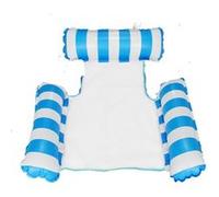 Chaise Flottante gonflable pour piscine FONGWAN hamac portable pour piscine ou plage-Bleu pâle Bleu pâle G