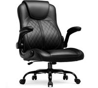 Chaise gamer GTPLAYER avec accoudoir relevable, chaise gamer avec fonction bascule, chaise gamer ergonomique pour ordinateur avec éponge haute densité black