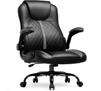 Chaise gamer GTPLAYER avec accoudoir relevable, chaise gamer avec fonction bascule, chaise gamer ergonomique pour ordinateur avec éponge haute densité grise