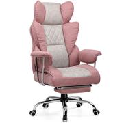 Chaise gamer GTPLAYER, Chaise gamer, Chaise de bureau ergonomique avec repose-pieds lombaires réglables et oreiller, Gaming Chair rembourrée, Fauteuil gamer