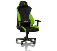 Nitro Concepts Siège PC Gamer S300 Atomic Green – Noir/Vert – Tissu – Accoudoirs 3D – 135 kg