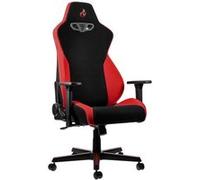 Chaise Gamer Nitro Concepts S300 Inferno Red - Noir/Rouge/Tissu/3D Noir G