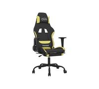 Chaise gaming avec repose-pied Noir et vert clairChaise Gamer Siège Gaming Fauteuil Gamer