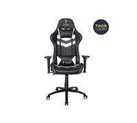 Fauteuil gaming Alpha Omega Players Berserker Thor Luxury dossier haut 4D vérin classe 4 160 kg Noir et Blanc
