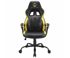 Chaise gaming - BRAND - Batman - Noir - Réglable en hauteur - Dossier ergonomique