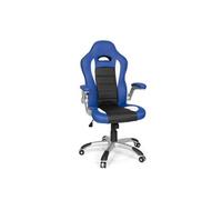 Chaise gaming / Chaise de bureau GAME SPORT bleu / noir