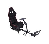 Chaise gaming cockpit de simulation Nova Gaming ZENITH-GC310 Noir et Rouge