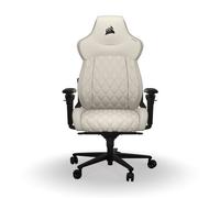 Corsair Fauteuil gaming TC500 Luxe – Tissu respirant, accoudoirs 5D, lombaire réglable – Frost