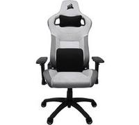 Chaise gaming Corsair T3 Rush Gris et Argent Gris et Argent E