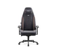 Diablo Chaise Gaming Tissu | Chaise de Bureau Ergonomique avec Appuie-tête Magnétique, Accoudoirs et Dossier Réglables | Siege Gaming, Fauteuil Gamer | X-Eye 2.0 | Normal | Soft Black
