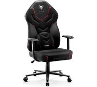 Chaise Gaming - Diablo - X-Gamer 2.0 - Ergonomique - Accoudoirs Confortables - Noir
