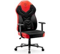 Chaise Gaming - DIABLO - X-Gamer 2.0 - Ergonomique - Noir-Rouge - Inclinaison 115°