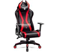 Chaise Gaming - Diablo - X-Horn 2.0 - Noir-Rouge - Accoudoirs 3D - XL - 200 kg