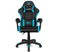 Drift Gaming Chaise gaming DR35BL ergonomique, support lombaire, accoudoirs 2D, Noir/Bleu