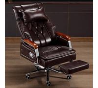 Chaise Gaming Ergonomique en Tissu Respirant avec Repose-Pieds, Fauteuil Gamer Inclinable avec Siège Pivotant, Coussin Épais Double Couche, Respirant et Résistant À l'usure (Marron)(Gray)