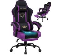 Chaise gaming ergonomique - GTPLAYER - GTPLAYER - Tissu respirant - Coussin à ressorts ensachés - Dossier inclinable 90-145°