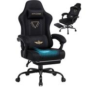 Chaise gaming ergonomique - GTPLAYER - GTPLAYER - Tissu respirant - Rembourrage à ressorts ensachés - Dossier inclinable 90°-145°