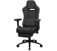 Chaise Gaming Ergonomique Premium - AEROCOOL - ROYALASHBK - Repose-jambes - Technologie Aeroweave - Noir