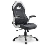 Chaise gaming ERIS avec accoudoirs relevables noir et gris